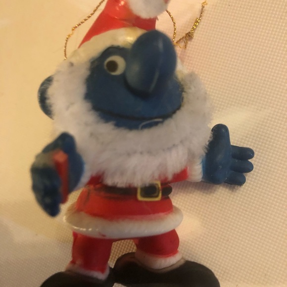 Vintage Smurf ornament Santa Christmas - Picture 5 of 8